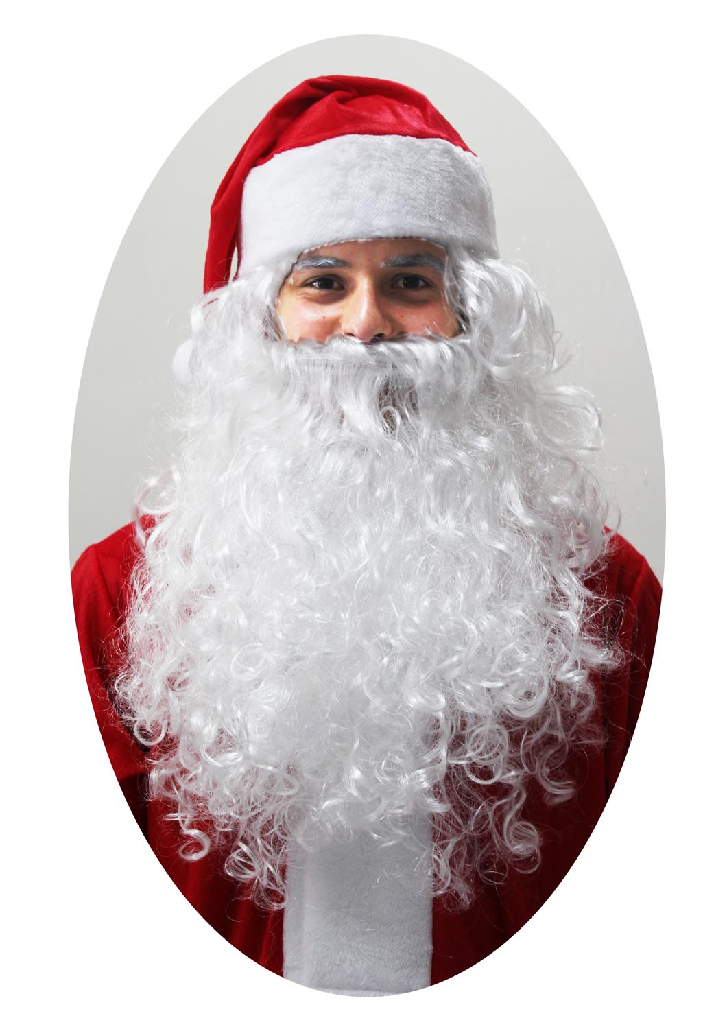 SET PARRUCCA+BARBA LUSSO BABBO NATALE